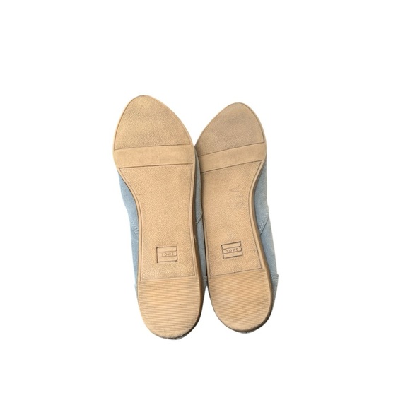 Toms Womens Gray Jutti Neat Suede Flats Size 9 - Picture 2 of 14